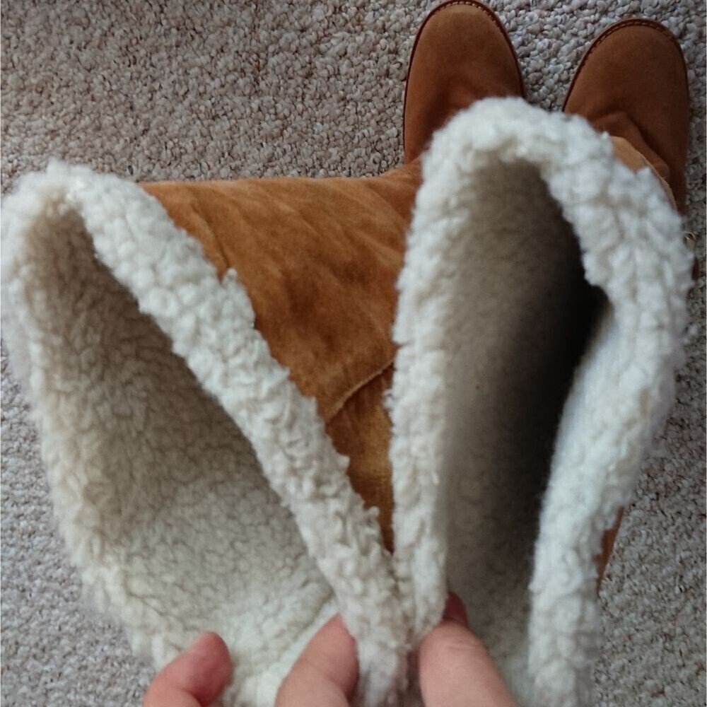 Michael Michael Kors Shearling light brown Boot size 6.5 - Picture 5 of 7